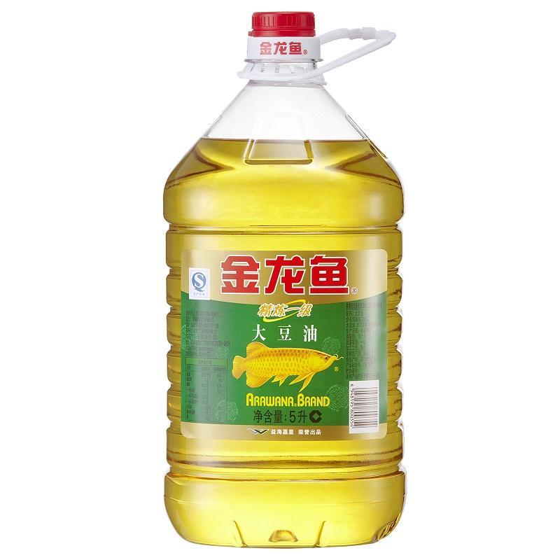 金龙鱼 大豆油精炼一级 5L