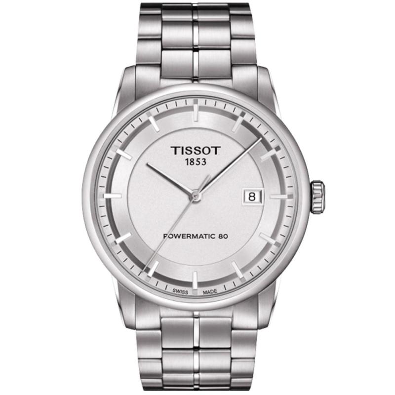 瑞士Tissot天梭豪致系列机械男表T086.407.11.031.00钢带手表 银色