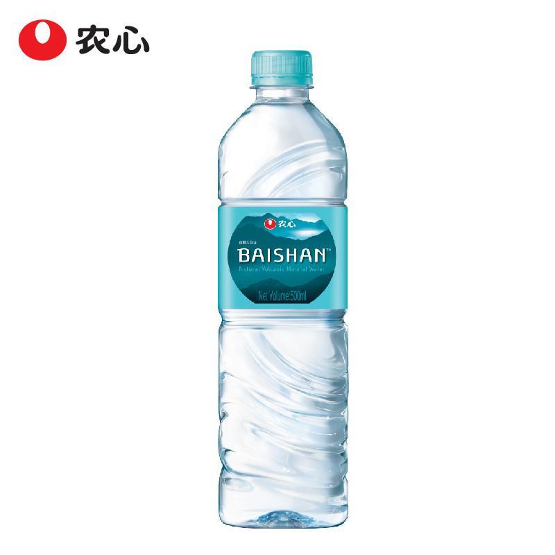 农心白山水饮用天然火山矿泉水500ml