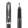 PARKER/派克 卓尔纯黑丽雅格子纹白夹宝珠笔 签字笔