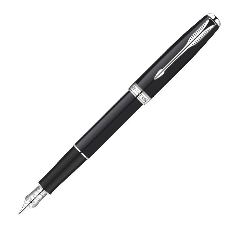PARKER/派克 卓尔纯黑丽雅白夹墨水笔 钢笔