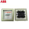 ABB开关面板86型墙壁开关德逸珍珠金色面板三开单控开关AE103-PG