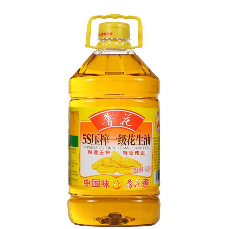 鲁花 5S压榨一级花生油 3.68L