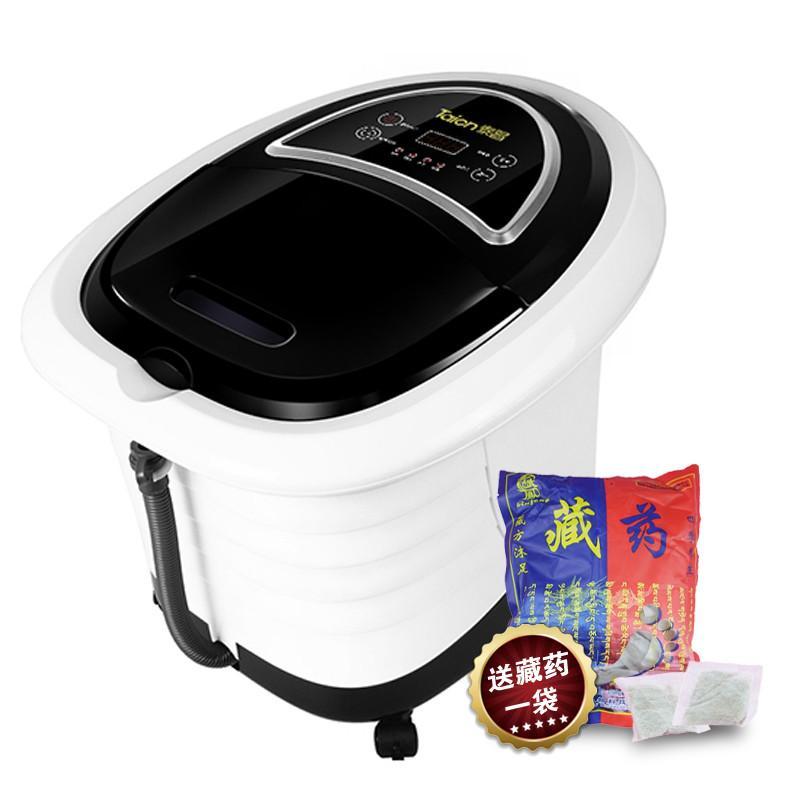 泰昌TC-2051足浴盆单组滚轮按摩加热泡脚盆足疗深桶足浴器