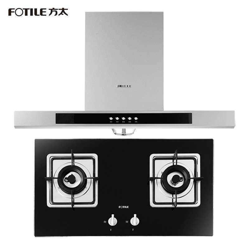 方太（FOTILE）净畅滤网 欧式按键抽油烟机燃气灶烟灶套装 EH40QE+FD21BE