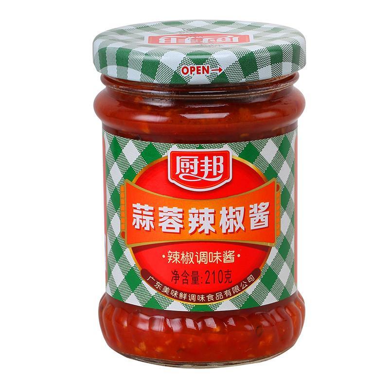 厨邦蒜蓉辣椒酱210g