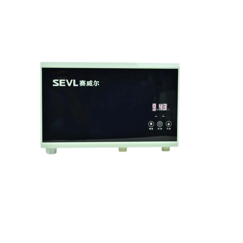 赛威尔即热式电热水器洗澡淋浴超薄速热DSF591A-55金刚黑5500W