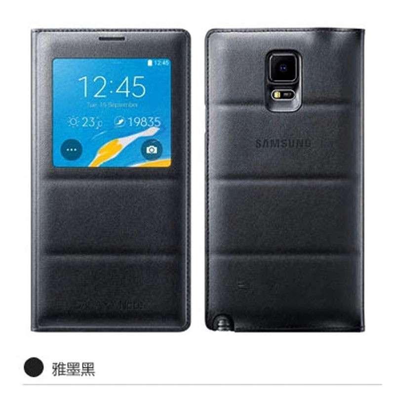 三星Galaxy note20Ultra 5G原装镜面保护套 Note20 5G智能翻盖手机套原装保护壳手机壳 note20Ultra（6.9寸直角）黑色