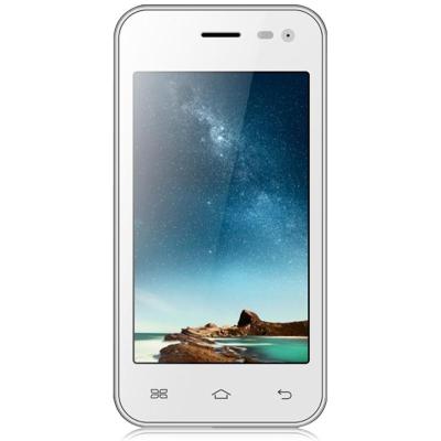 嘉源4英寸高清亮屏双核cpu智能手机q1  白