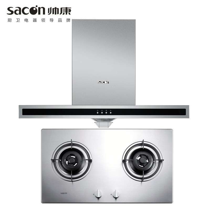 帅康(sacon)TF19+019G2（天然气）欧式烟机 不锈钢灶具 烟灶两件套 爆款