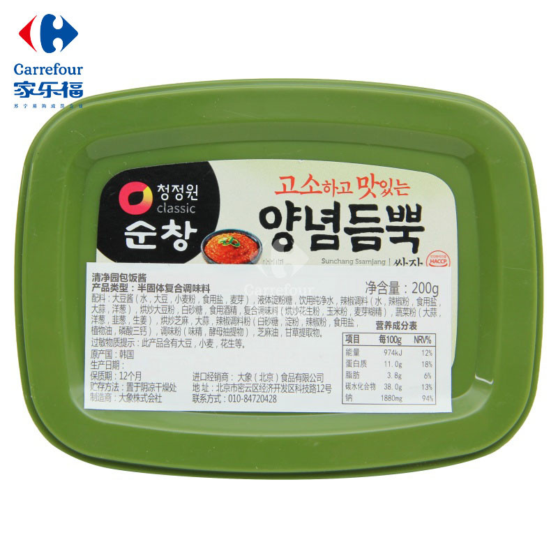 清净园包饭酱200g