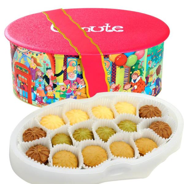 canute克努特 曲奇饼干(混合味)480g/盒