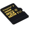 金士顿16G UHS-I U3 Class10(读90写45)TF(MircoSD)存储卡(土豪金)