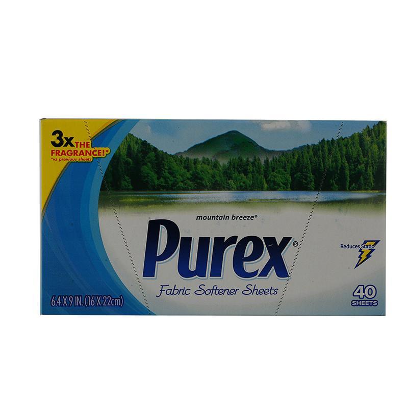 Purex /普雷克斯 衣物柔软香水纸 山野微风 40片