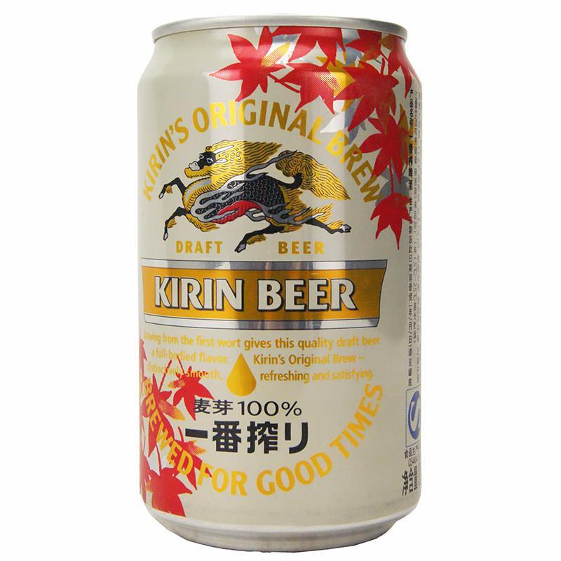 麒麟一番榨啤酒330ml 听装高清实拍图