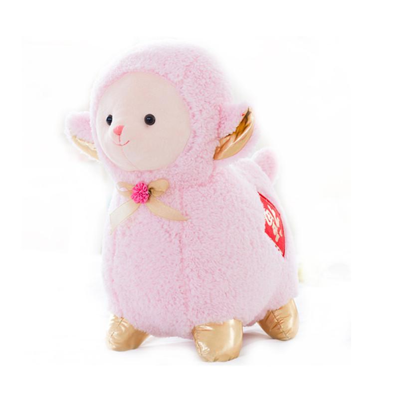 毛绒玩具公主小福羊 羊年吉祥物 毛绒玩偶 新年礼物送家人朋友创意