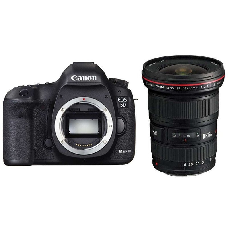 佳能（Canon）EOS5DMARKⅢ 数码单反相机 套机（EF16-35mmf/2.8LⅡUSM）+卡+包+UV镜+读卡器+清洁套装