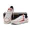 新款匡威Converse Chuck Taylor All Star 黑白色条纹五角星第帮休闲硫化帆布鞋 黑色 42