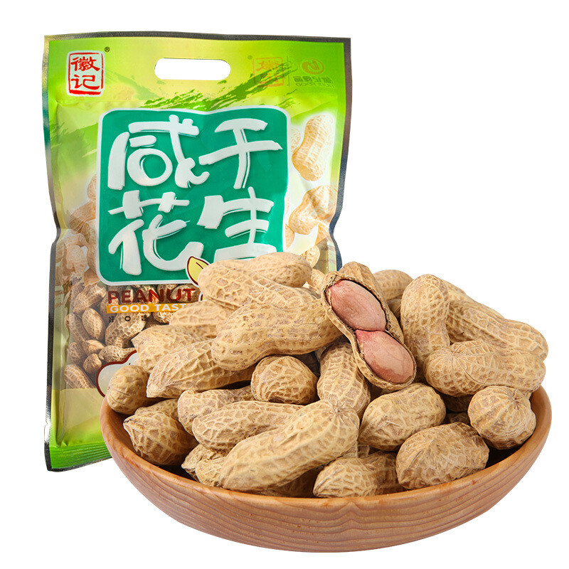 徽记 咸干花生300g