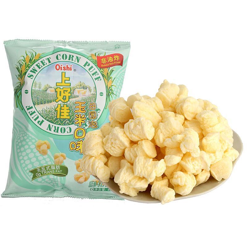 上好佳非油炸田园泡玉米口味40g袋