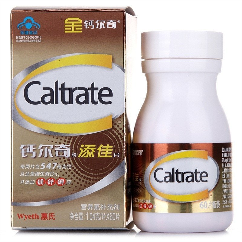 钙尔奇(Caltrate)添佳片60粒