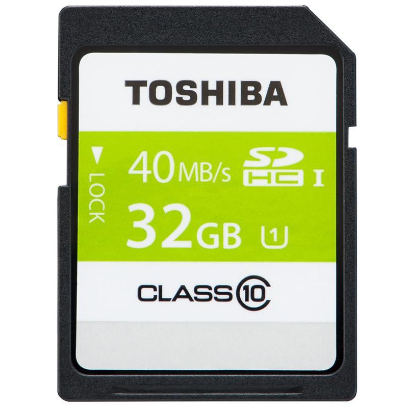 东芝（TOSHIBA)卡 32G Class10-40MB/s高速SDHC存储卡/内存卡