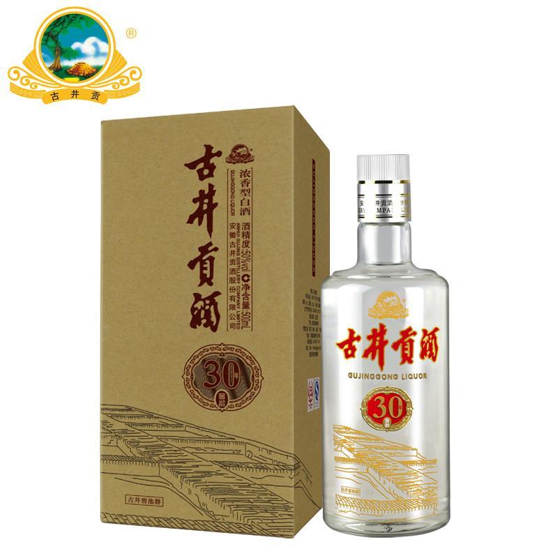 古井贡酒 30窖龄酒 50度500ml 国产白酒 浓香型 礼节