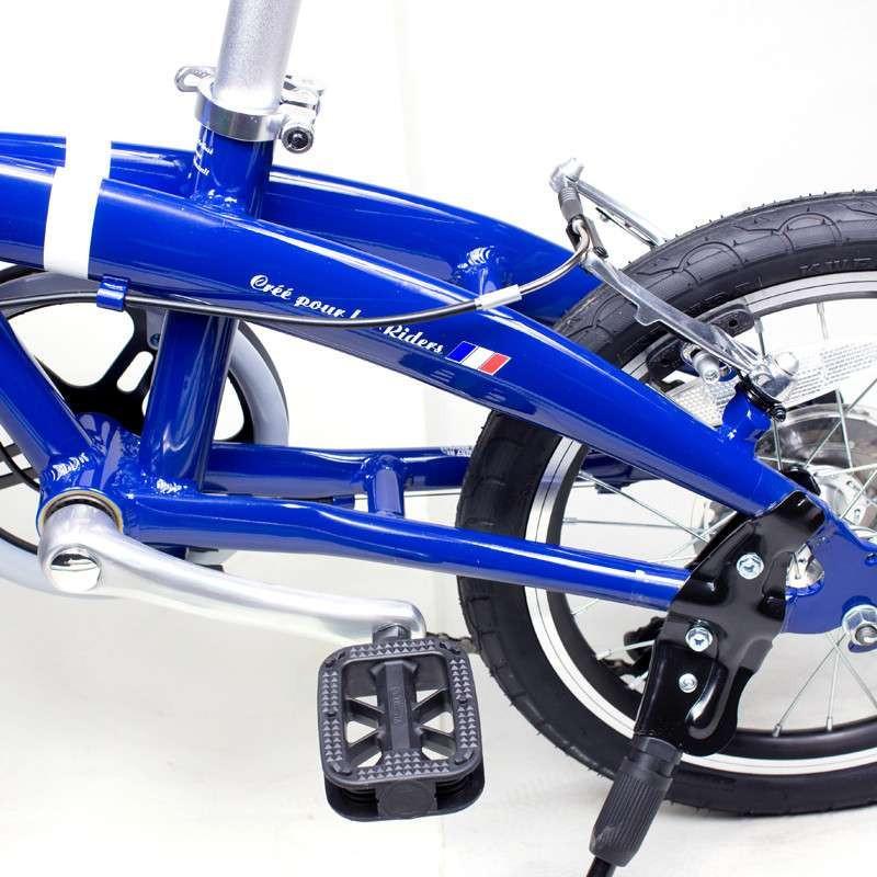 雷诺renault 折叠公路骑行自行车 16寸 r167 星海蓝