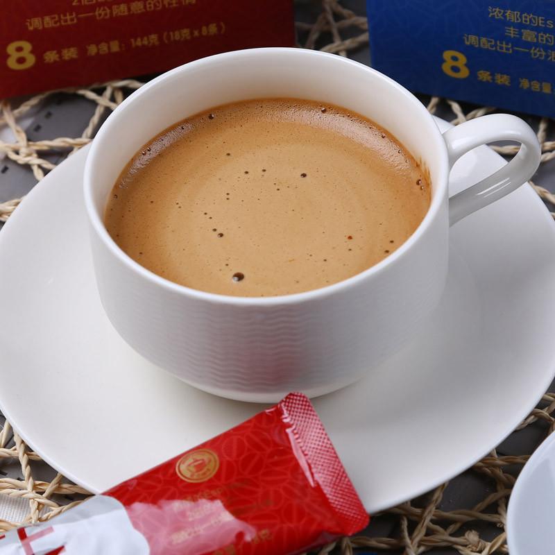 蓝岸拿铁咖啡144g高清实拍图