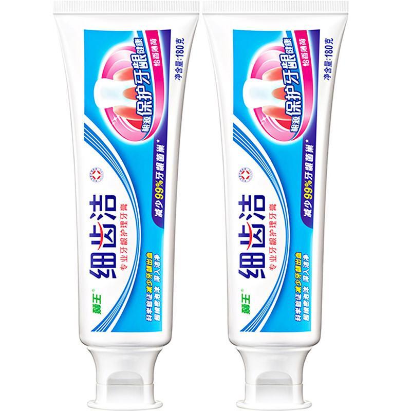 狮王细齿洁专业牙龈护理牙膏(怡香薄荷)180g*2支