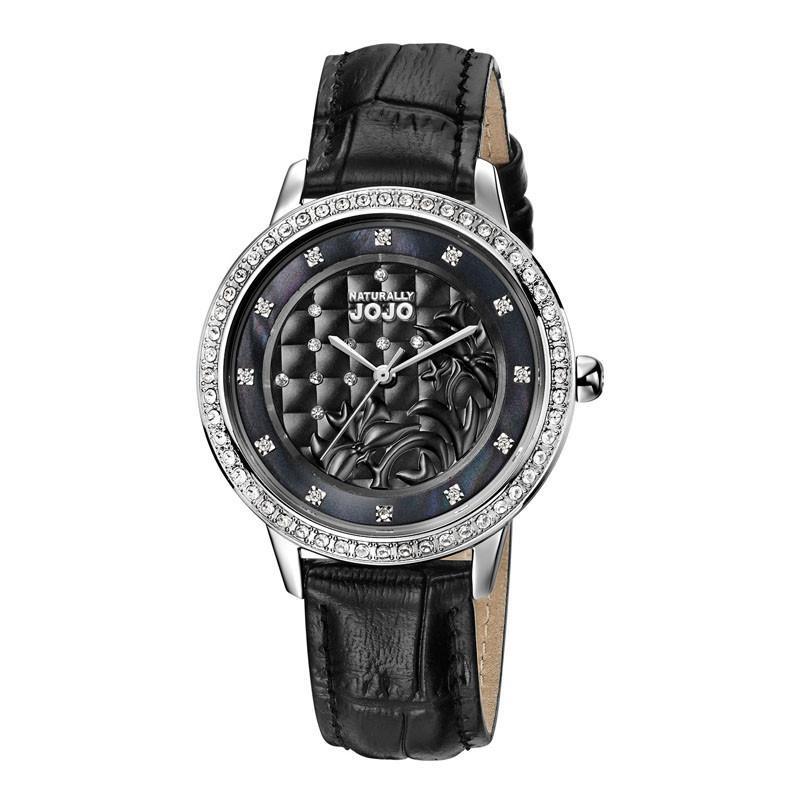 美国jojo女表 皮带女士手表 金色表壳时尚石英表jo0980