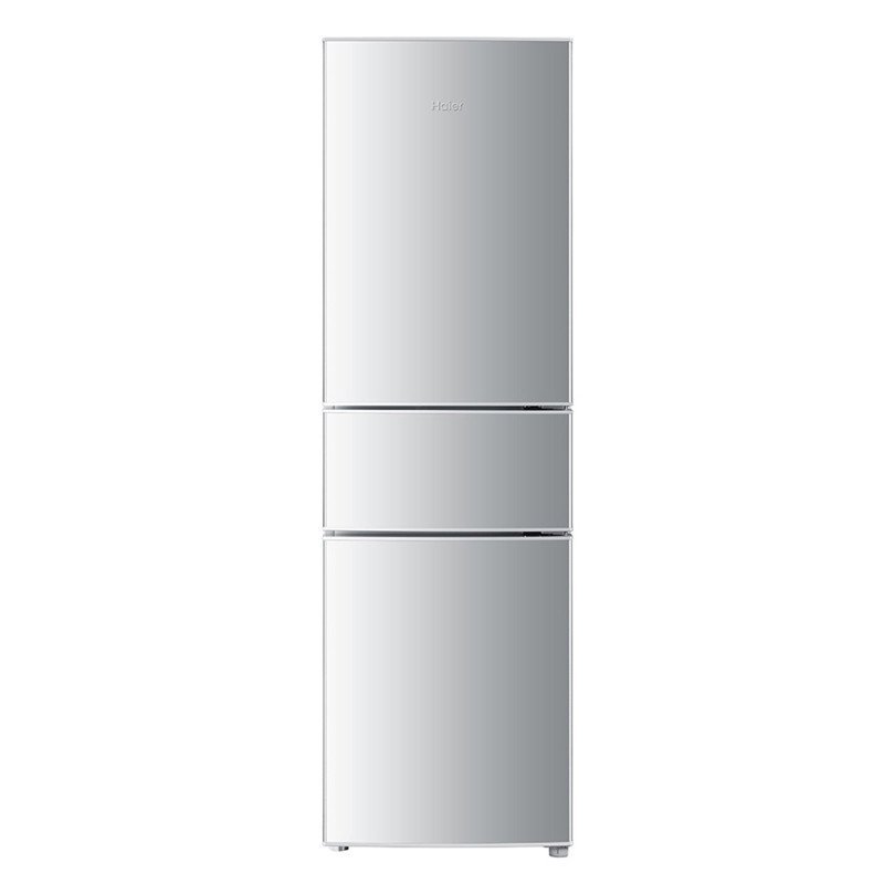 海尔（Haier）BCD-182STPA 182升 机械三门冰箱（银色）