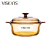 康宁(VISONS)锅具套装微晶面板电陶炉VHS-220-RD/CN 红色炉子+VS22汤锅直径21.5cm煲汤锅