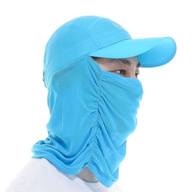 乐飞思 360度户外防晒帽 男女遮阳帽 防紫外线速干透气皮肤衣料