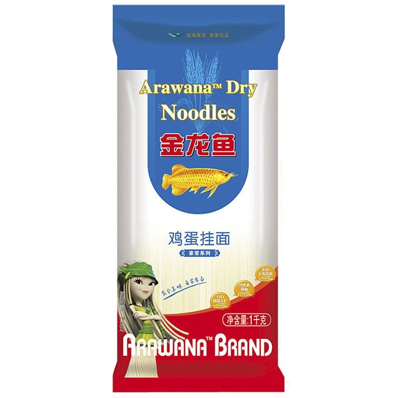 金龙鱼家常鸡蛋麦芯挂面1kg
