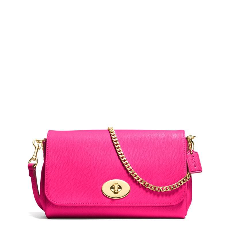 蔻驰（COACH）金属链条包 小号女包/箱包 美国直邮 34604_玫红