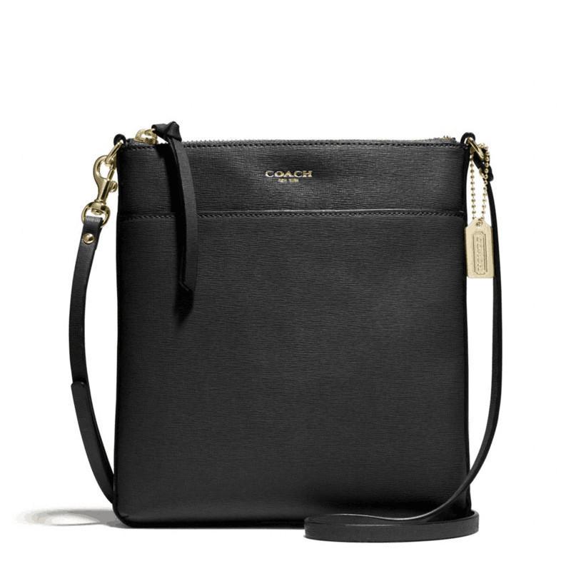 蔻驰（COACH）浮雕LOGO单肩斜挎包 休闲男包/箱包 51313_黑色