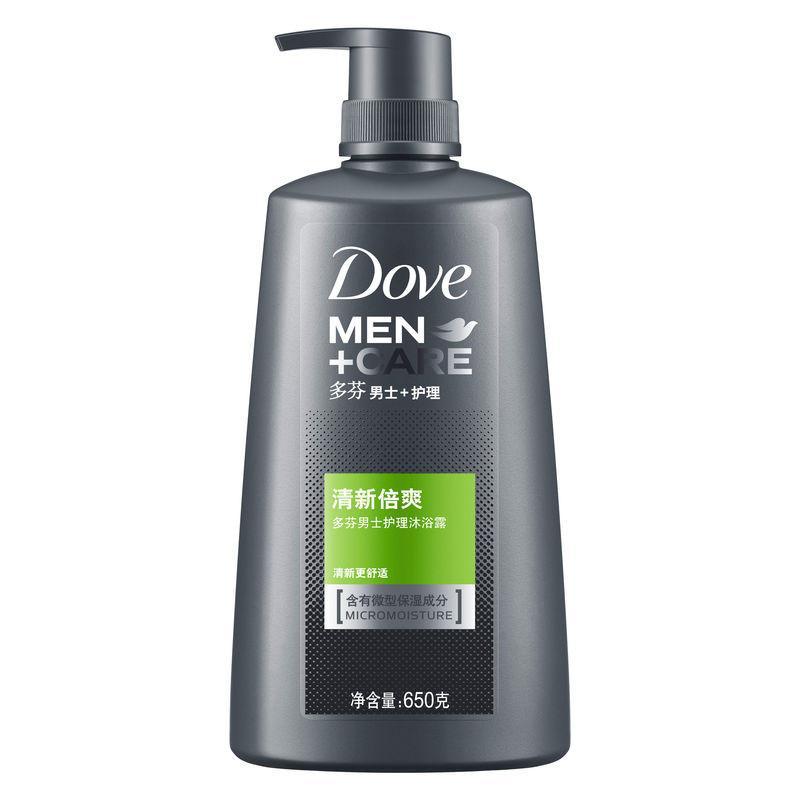 多芬男士护理清新倍爽沐浴露650g
