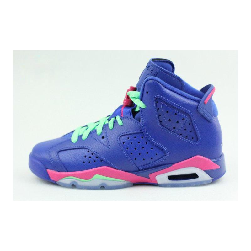 air jordan vi aj6 gg 乔6 gs 粉冰蓝 女鞋 543390-439 543390-439