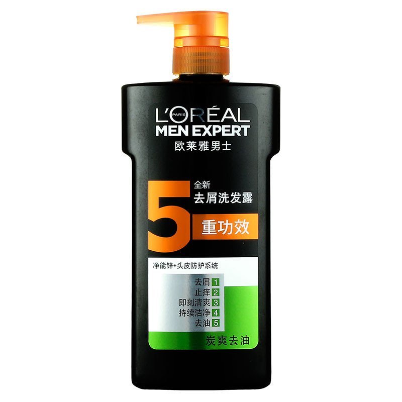 欧莱雅男士去屑洗发露(炭爽去油)700mL