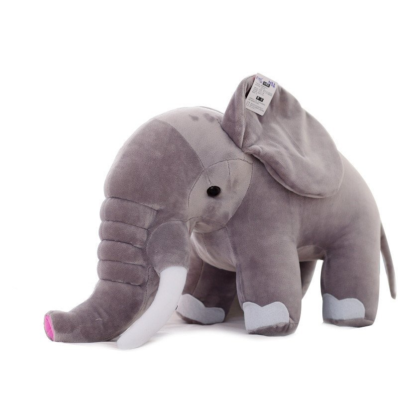 安吉宝贝毛绒玩具大象公仔抱枕靠垫 大号大象布娃娃玩偶 儿童节生日