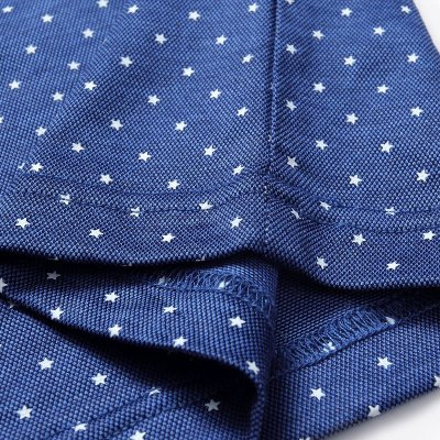 斯巴奴男装短袖t恤 2015夏装新款时尚翻领t恤 短袖t恤男1069b 蓝色