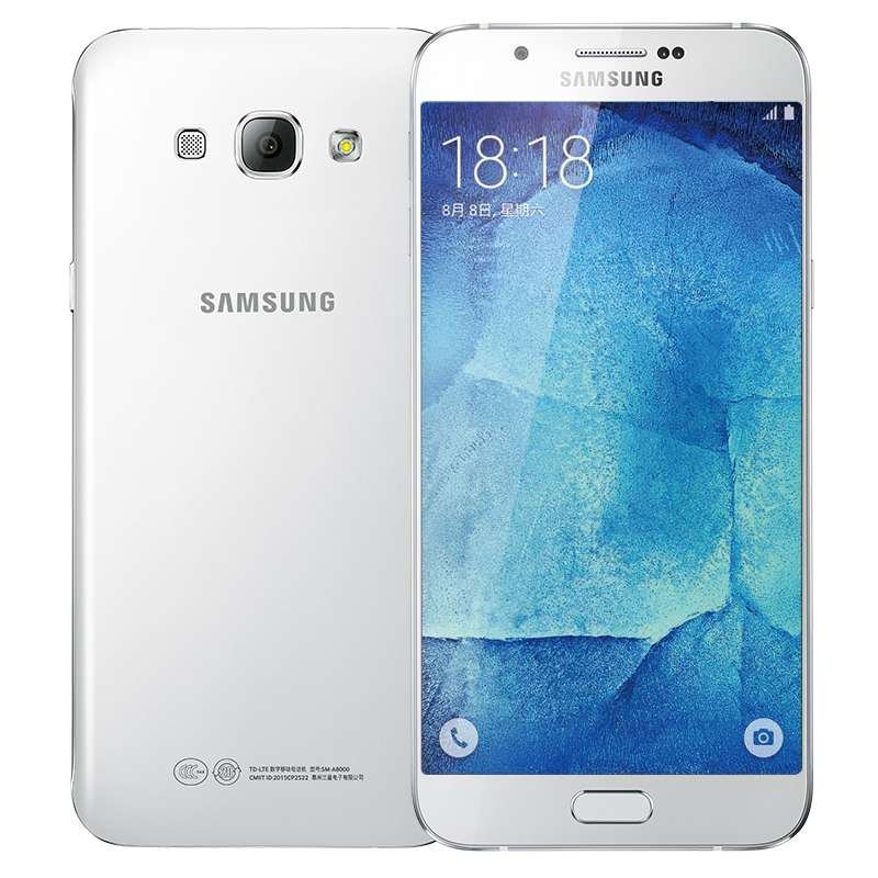 三星 Galaxy A8（A8000）32G版 雪域白 移动联通电信4G手机 双卡双待