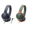 铁三角（Audio-technica） ATH-S300 BK 便携式头戴耳机 便利的单边出线材风格 展现强劲低音音效
