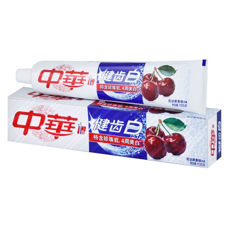 中华健齿白炫动果香味牙膏105g