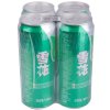 雪花啤酒清爽四连包500mL*4