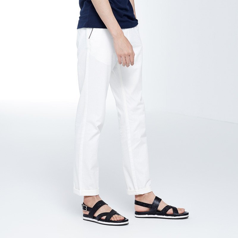 【千兮男士休闲裤 510823】千兮2015夏季新款 男士休闲裤 纯棉直筒