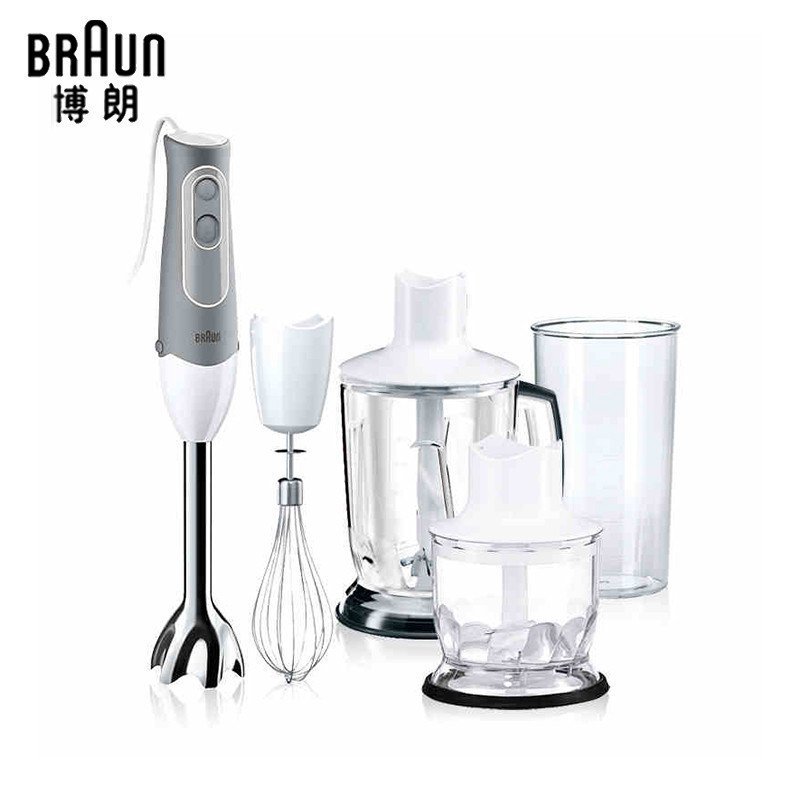 德国博朗（Braun） MQ545 料理机 手持式破壁搅拌料理机 婴儿辅食 打蛋机 绞肉 碎冰 原装进口 600W