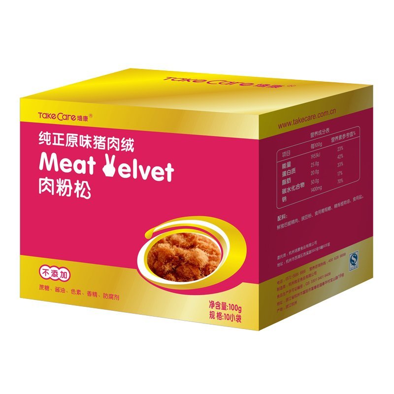 培康(TakeCare) 纯正原味猪肉绒 肉粉松100g
