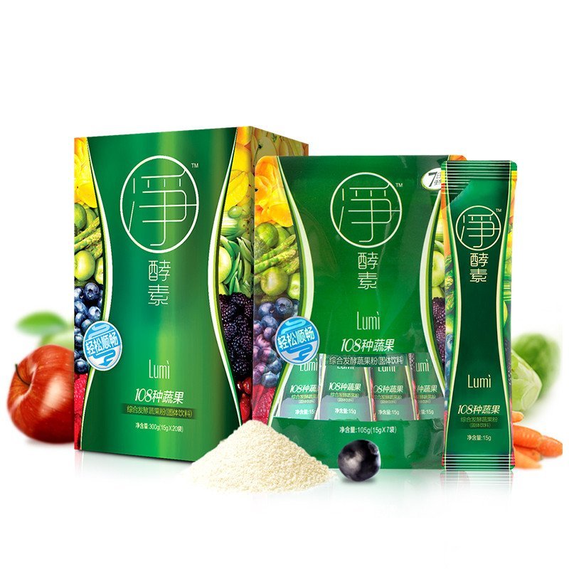 Lumi 净酵素 综合发酵蔬果粉（固体饮料）15g×27袋 进口商品